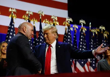 La amistad de más de 20 años que une a Trump con Dana White, el presidente de la UFC