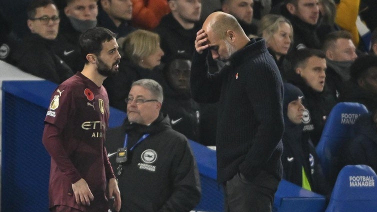 Guardiola no levanta cabeza: naufraga sin Rodri y encadena su peor racha como entrenador