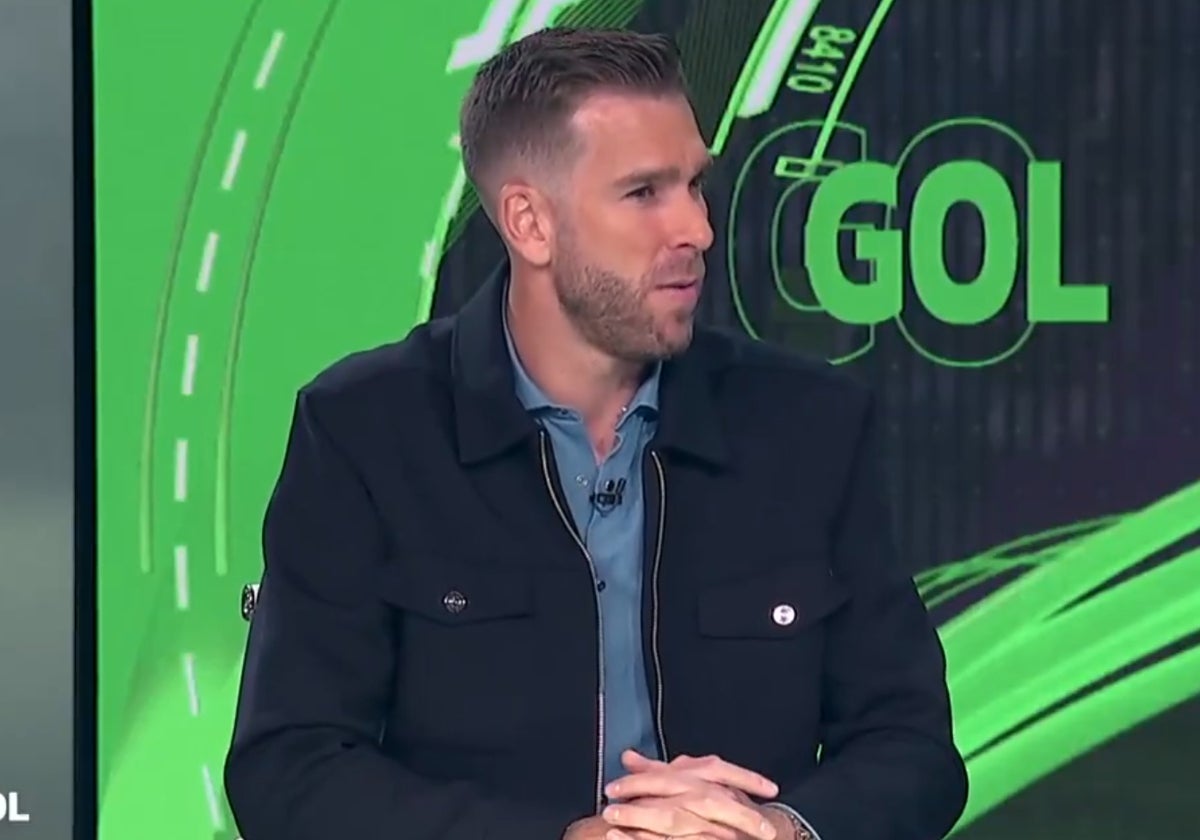 Adrián San Miguel, en el programa 'Gol a Gol', de Canal Sur Televisión