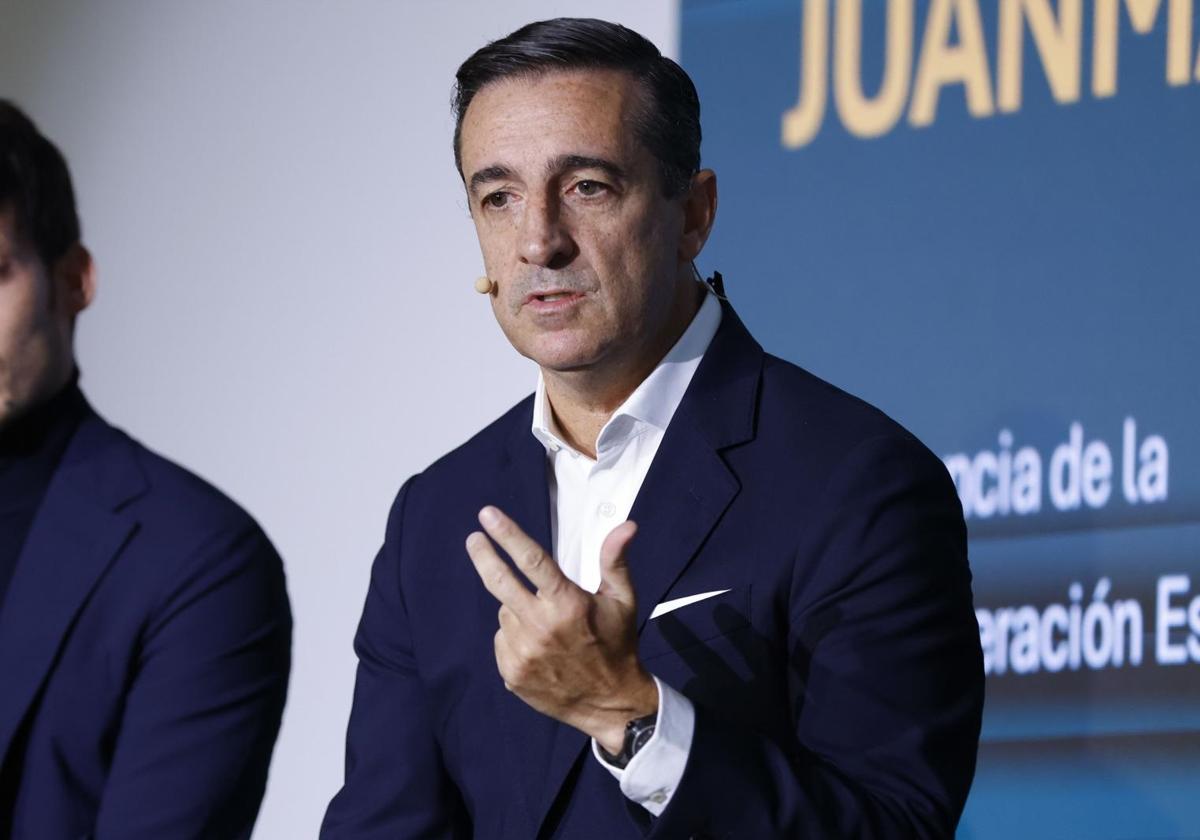 Juanma Morales, en la presentación de su candidatura