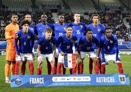 Agoumé juega casi todo el partido con la sub 21 de Francia ante Italia (2-2)