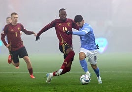 90 minutos para Lukebakio en la derrota de Bélgica ante Israel (1-0)