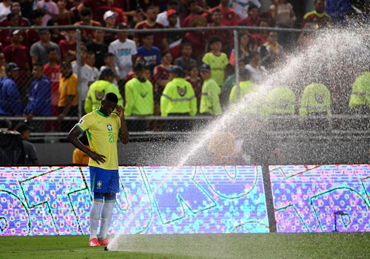 Luiz Henrique, durante un partido de la selección de Brasil