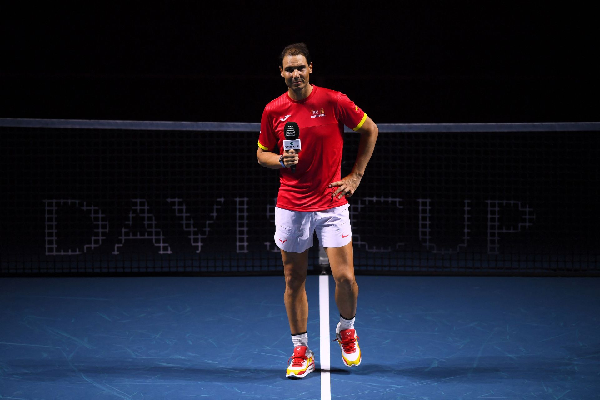 Nadal toma la palabra en su despedida del tenis