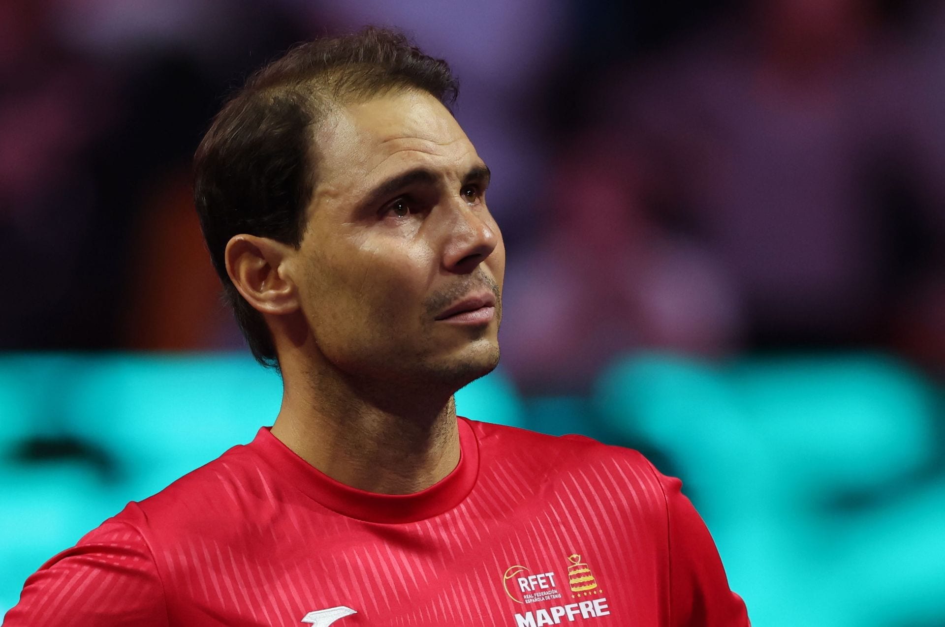 Nadal, emocionado al despedirse