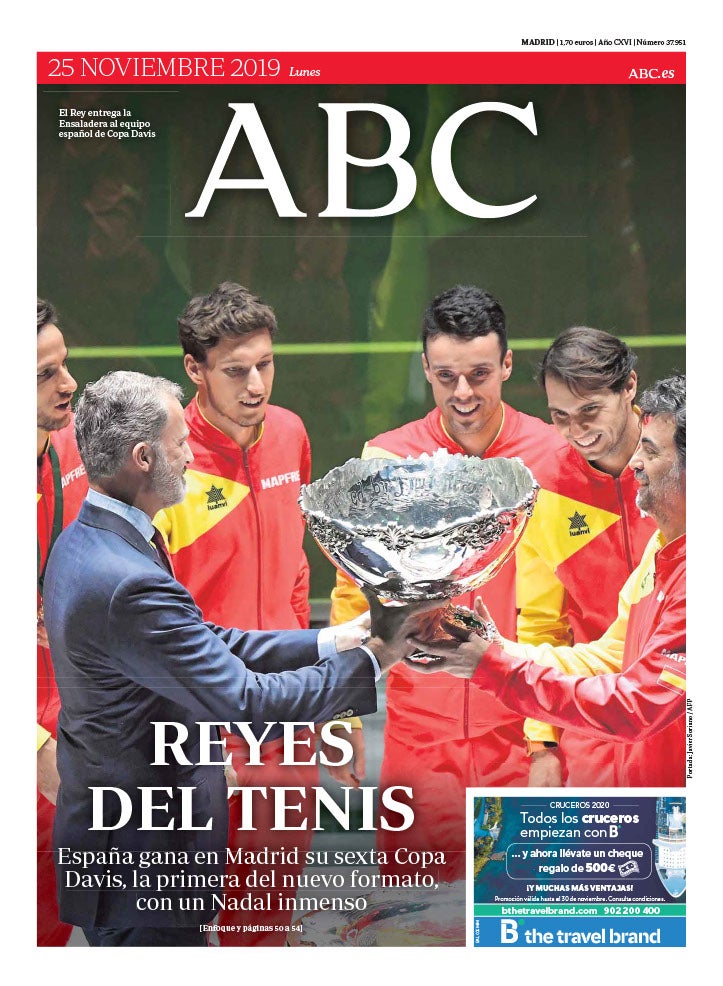 Las 58 portadas de Nadal en ABC