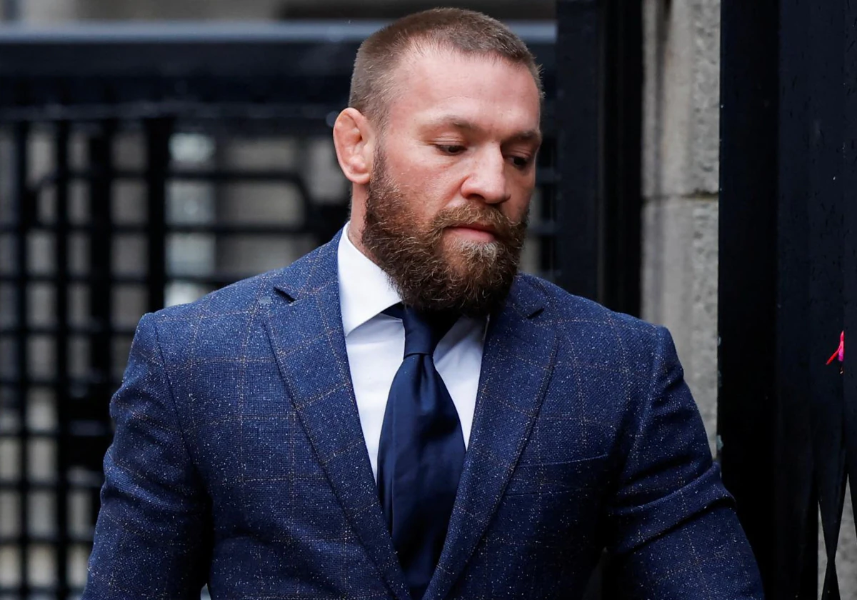 Conor McGregor, a su llegada al juzgado