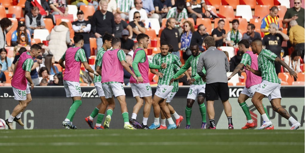 Betis, la estadística del partido