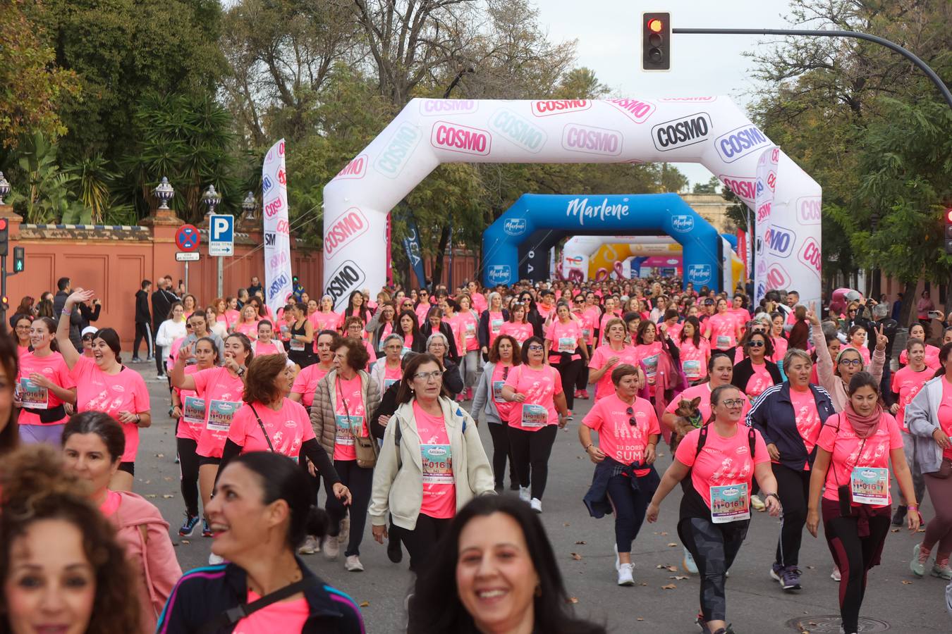 Participantes en la nueva edición de la Carrera de la Mujer