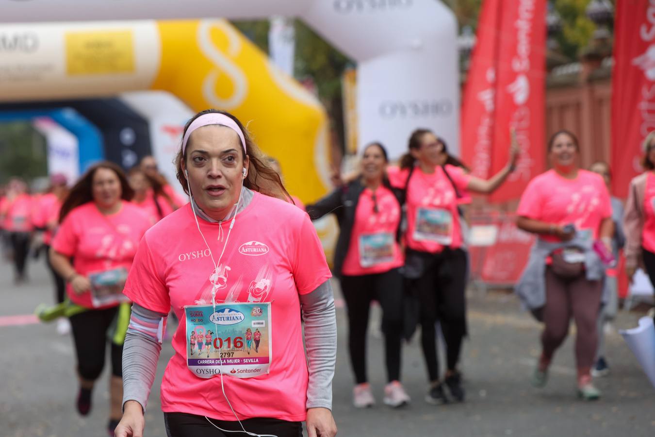 Participantes en la nueva edición de la Carrera de la Mujer