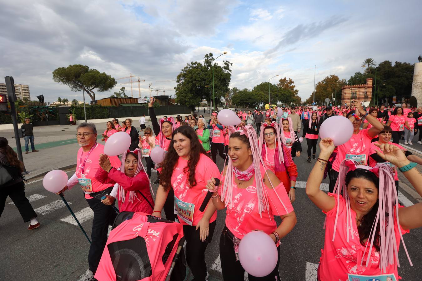 Participantes en la nueva edición de la Carrera de la Mujer