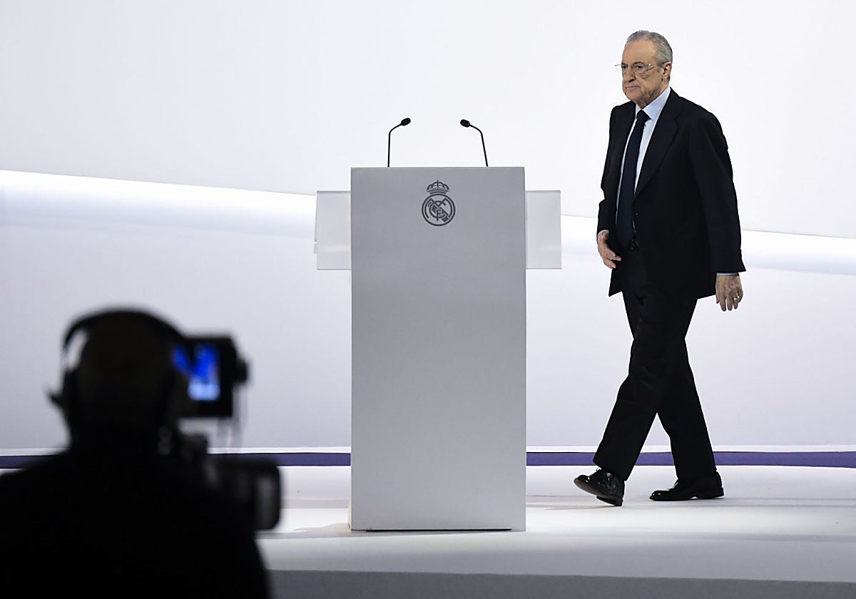 Florentino Pérez, presidente del Real Madrid