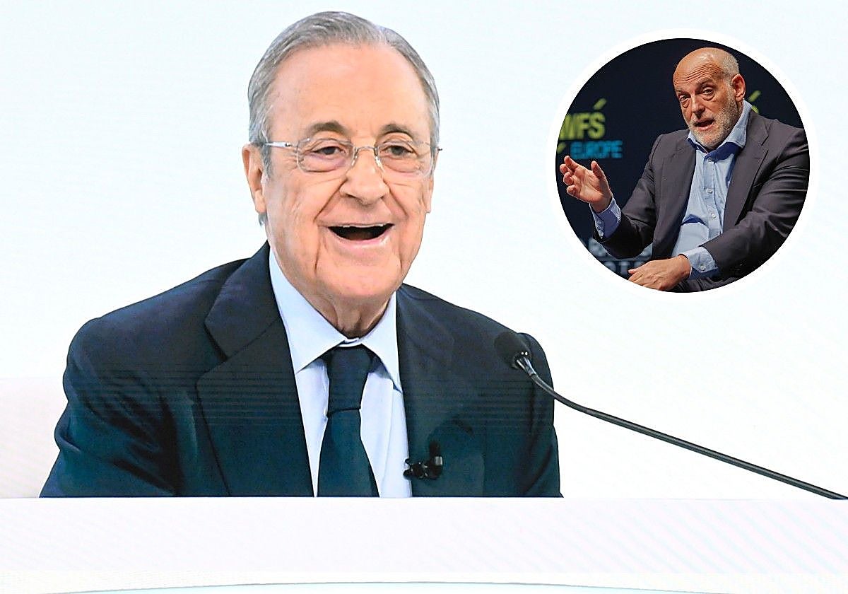 La contundente respuesta de Tebas a Florentino Pérez, el «Papa» de los «lobistas»: «Cree el ladrón que todos son de su condición»