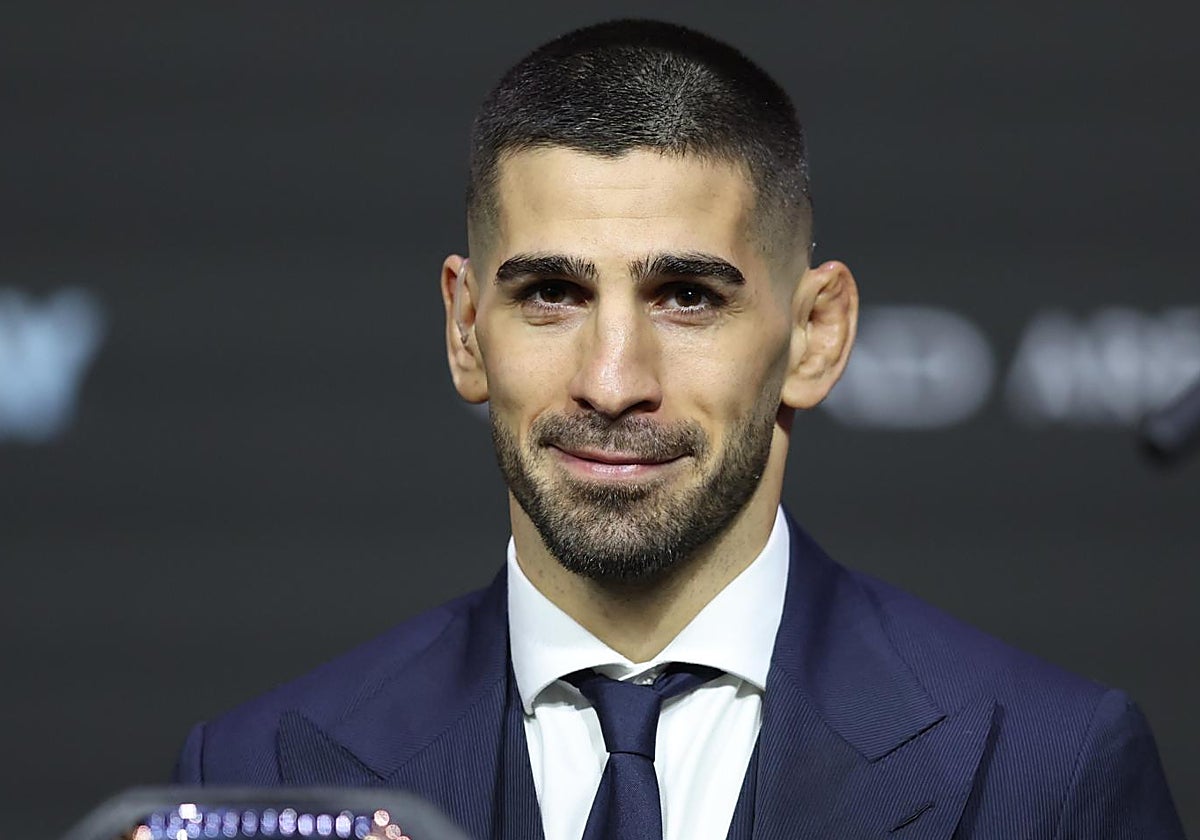 Ilia Topuria, durante la 'Fight Week' de su último combate