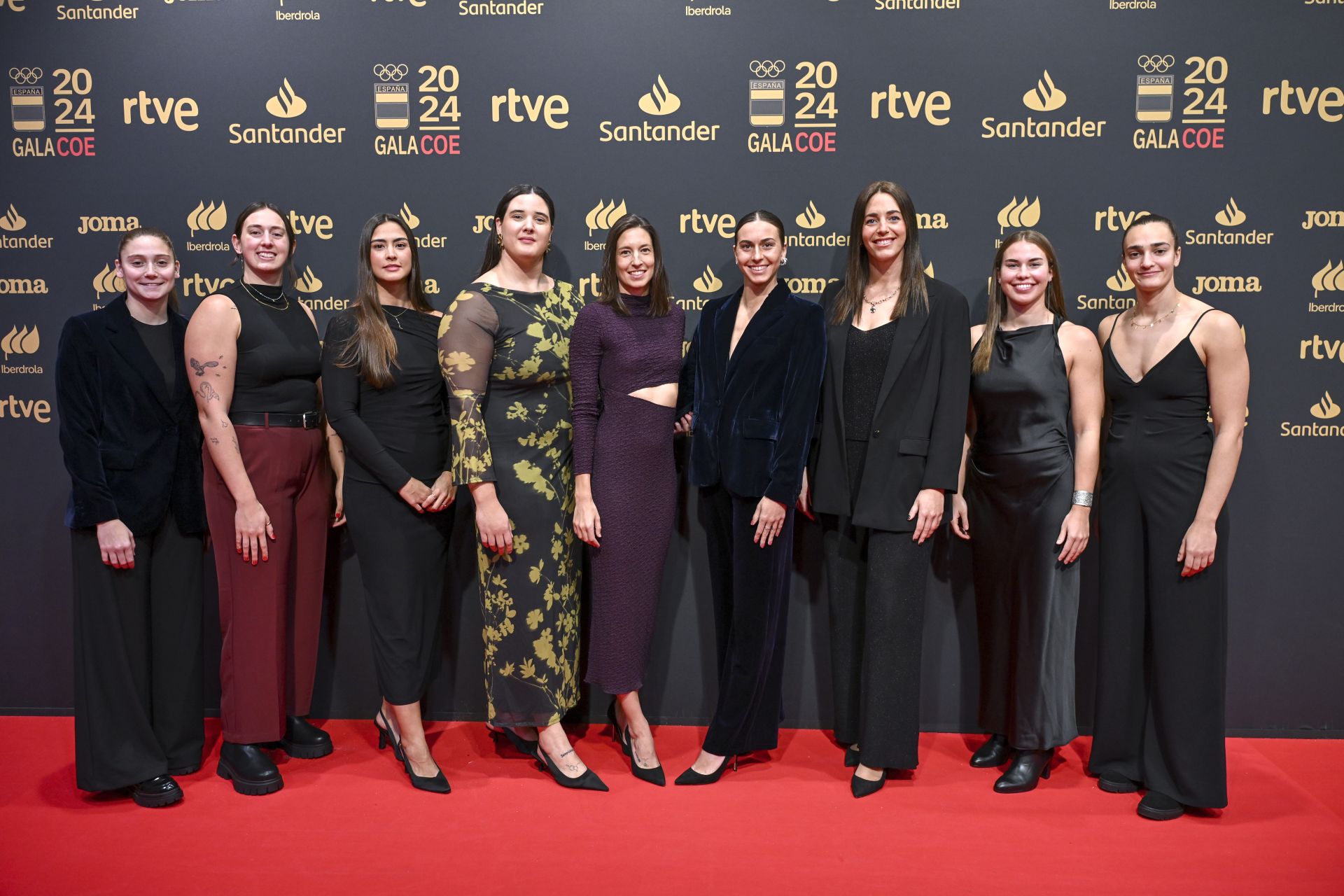 La selección femenina de waterpolo de España