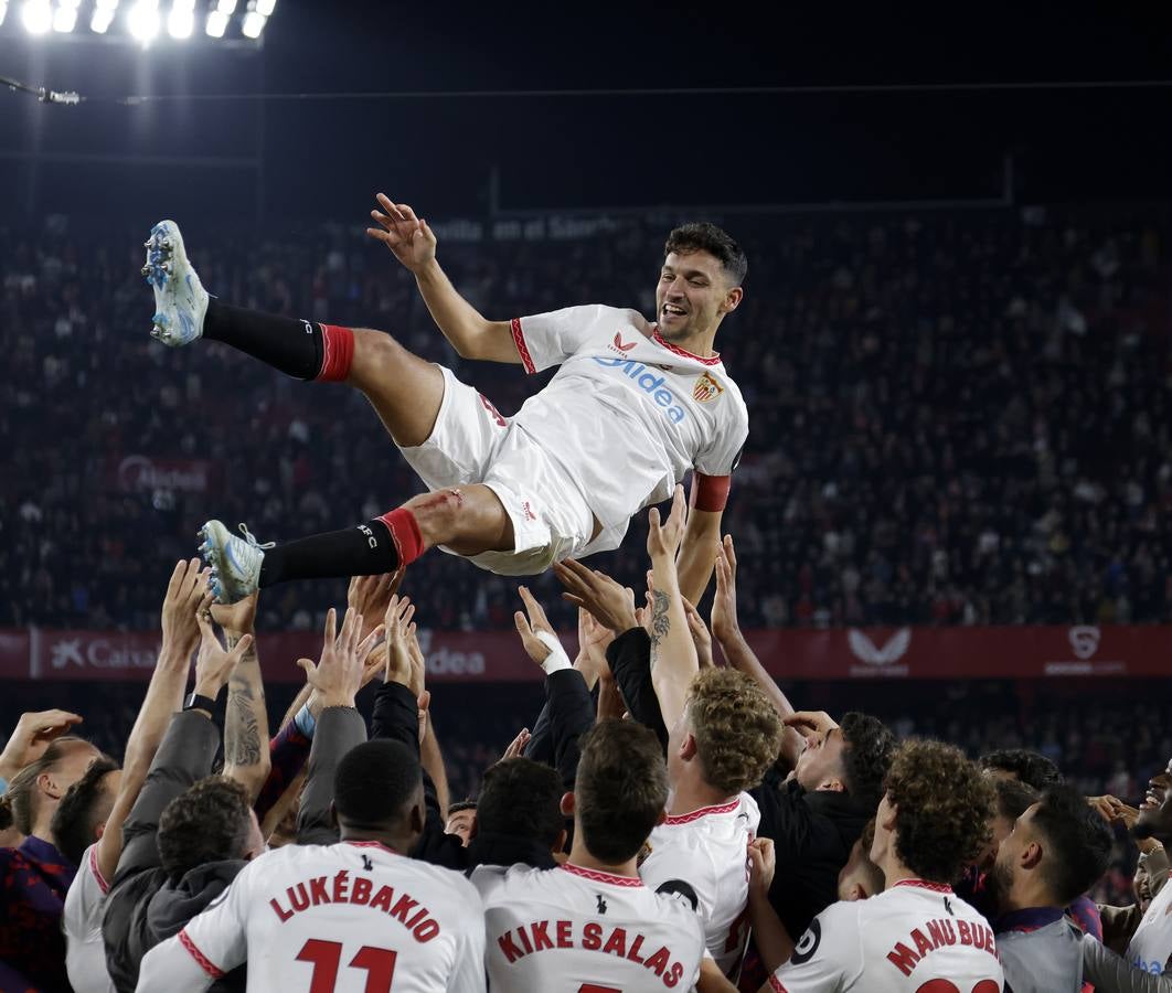 Despedida de Jesús Navas del Sánchez-Pizjuán