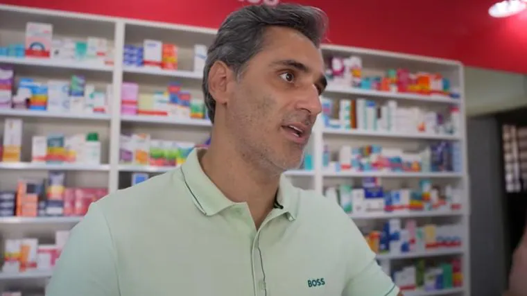 After retiring from professional football, Jonas Gonçalves today runs a pharmacy in his hometown in Brazil