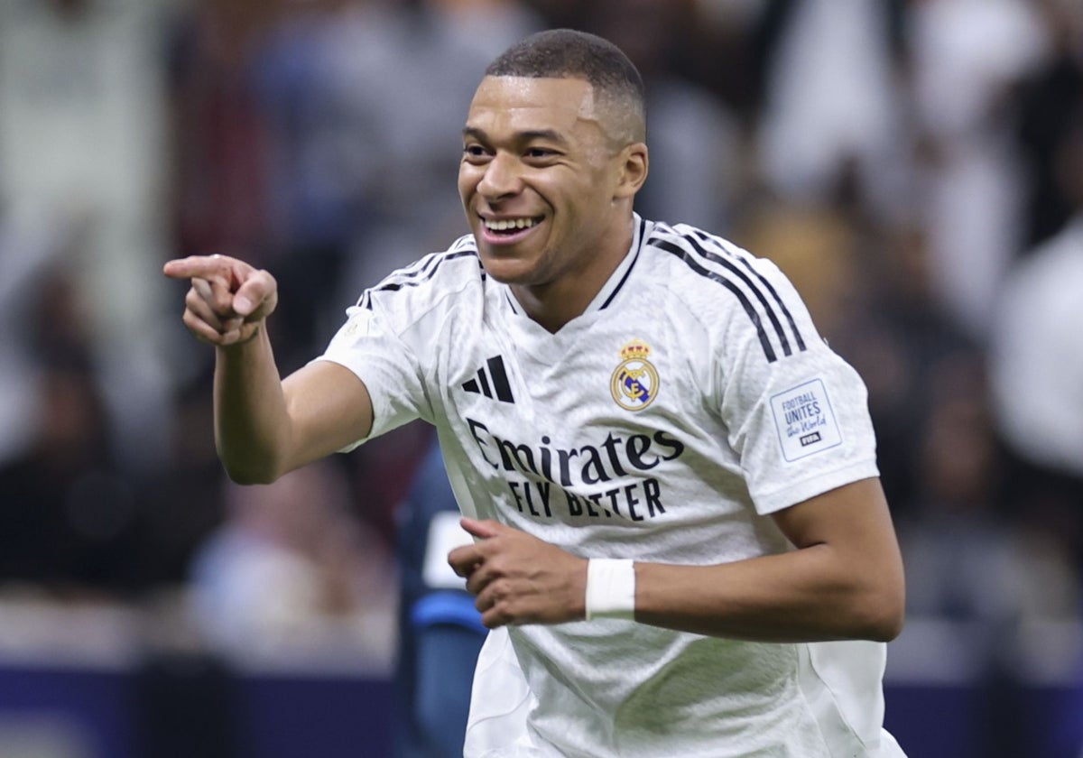 Kylian Mbappé, durante el partido ante el Pachuca