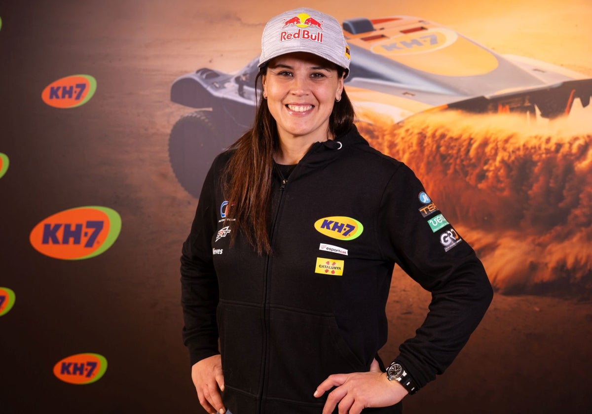 Laia Sanz, piloto del Dakar