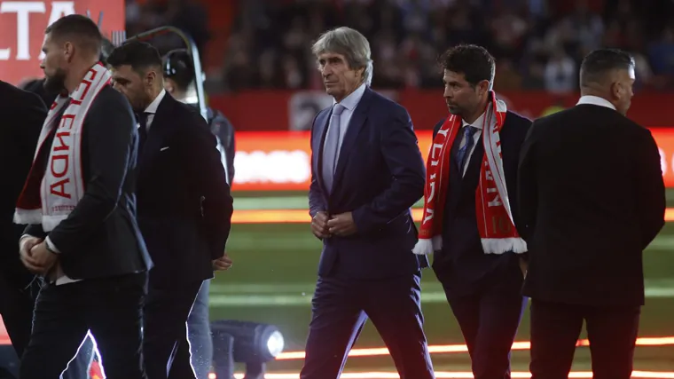 Manuel Pellegrini, Joaquín Sánchez, Vaclik and Coke