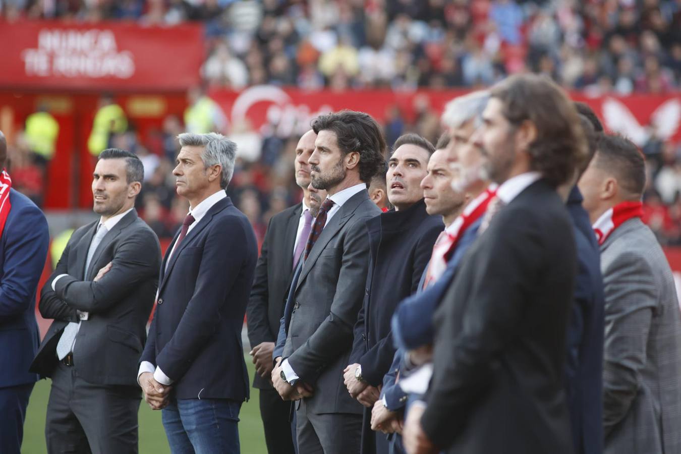 Navas estuvo arropado en todo momento por el calor sevillista