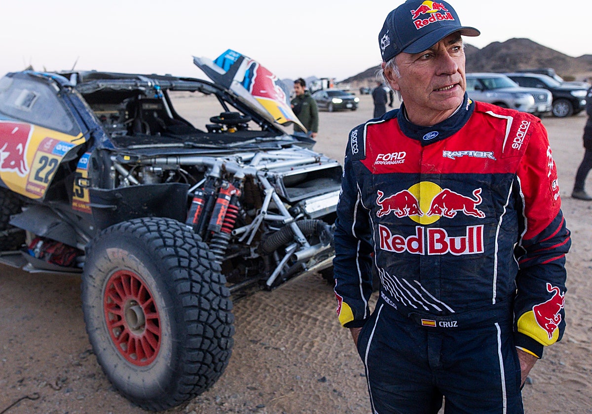 Carlos Sainz, en el Dakar de este año