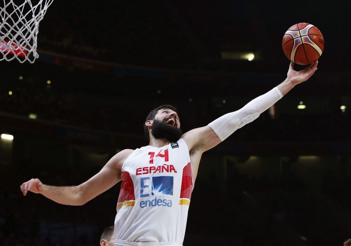 Mirotic, con España en el Eurobasket de 2015