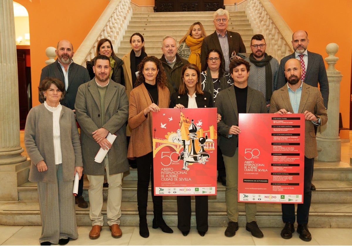 El Abierto Internacional de Ajedrez Ciudad de Sevilla se ha presentado este miércoles en el Ayuntamiento