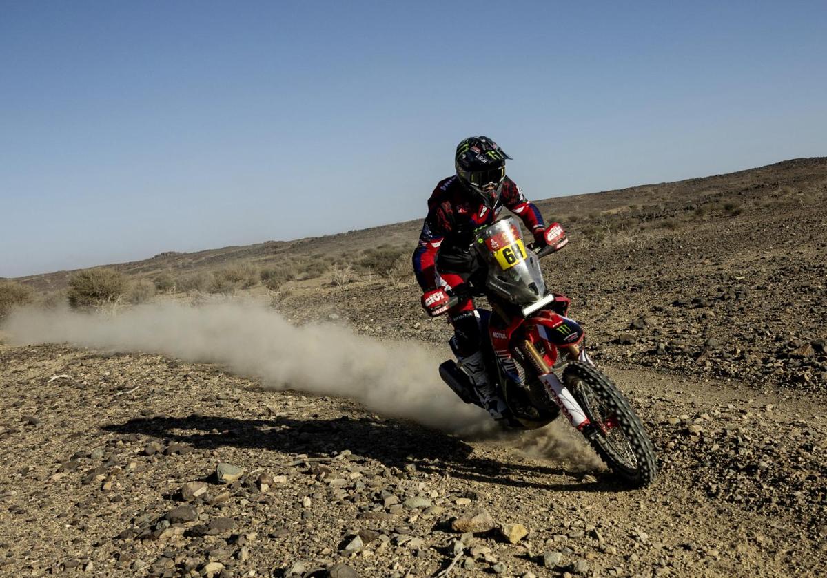 Tosha Schareina, en el Dakar