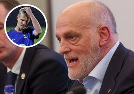 Tebas critica con dureza la decisión del CSD sobre la inscripción de Dani Olmo y Pau Víctor y señala a Florentino Pérez