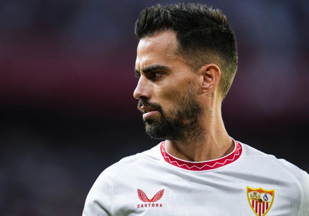 Suso, en un partido con el Sevilla