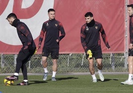 Barco y Nianzou, ausencias en el entrenamiento