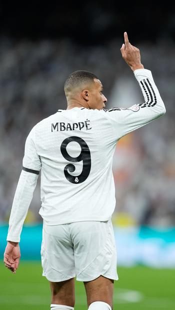 Kylian Mbappé celebra un gol este jueves frente al Celta de Vigo