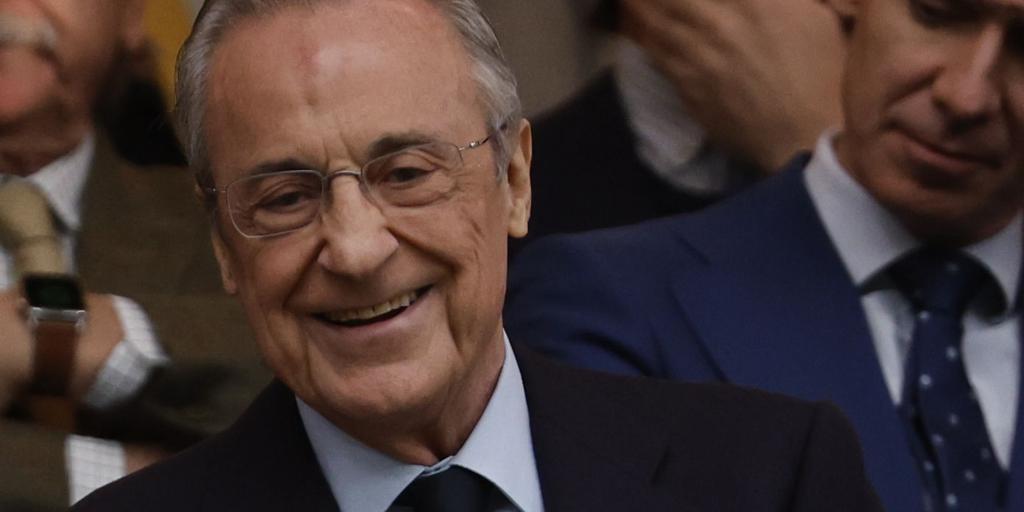 Florentino Pérez no encuentra rival y es reelegido presidente del Real Madrid