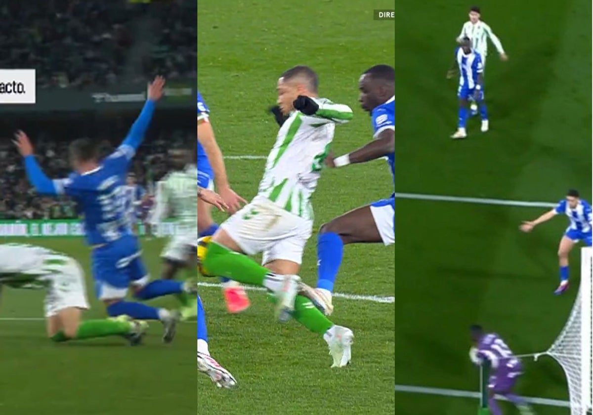 Los errores de Hernández Hernández en el Betis - Alavés