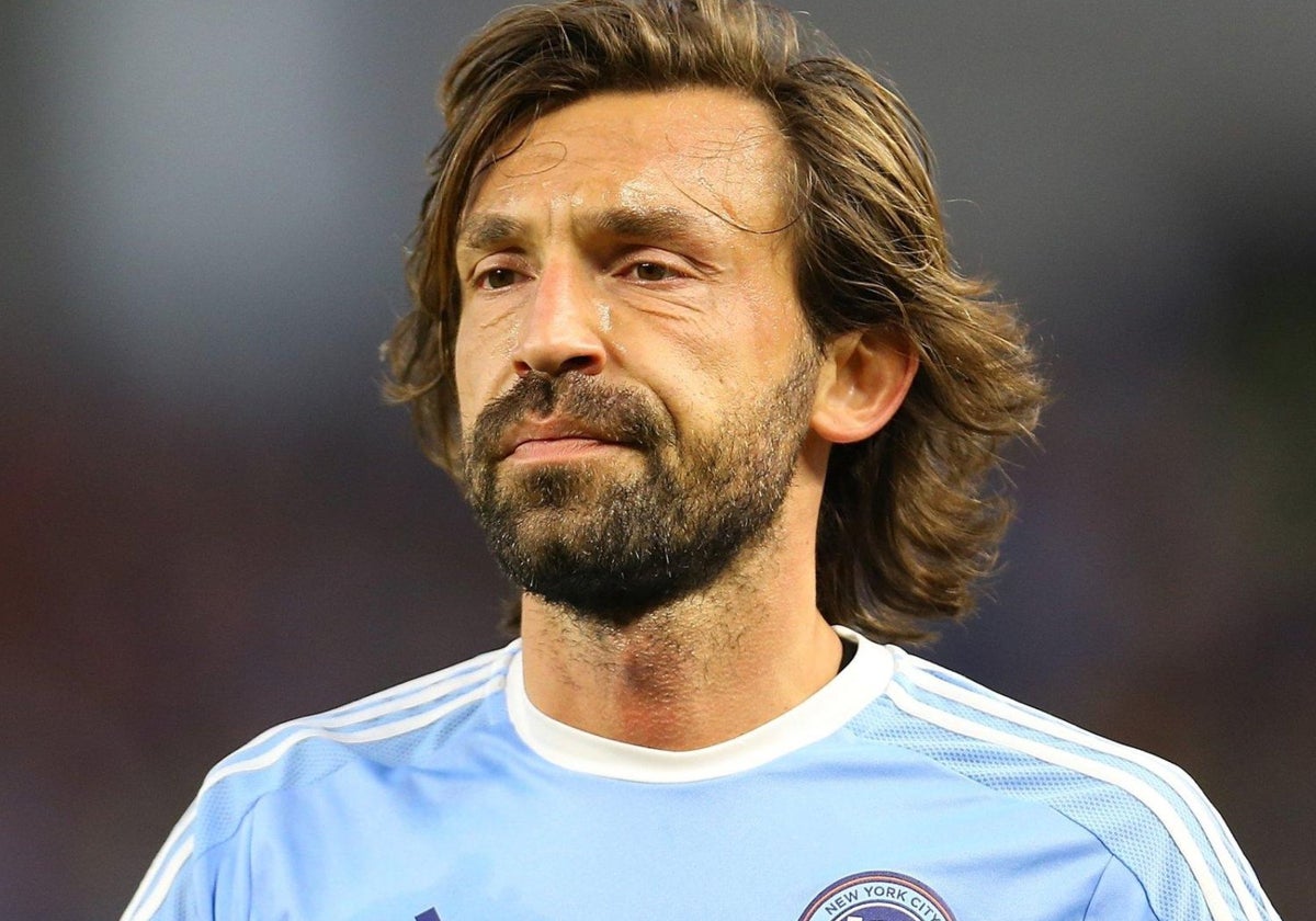 Andrea Pirlo, en uno de sus últimos partidos como jugador profesional, en el New York City