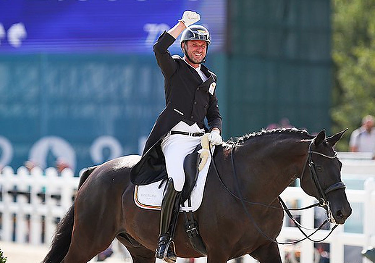 Domien Michels, durante los Juegos de París