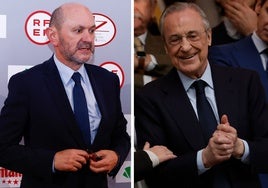 El encargo de Florentino a Louzán: «Hemos perdido muchísimos títulos por culpa de los árbitros, tenéis que arreglarlo»