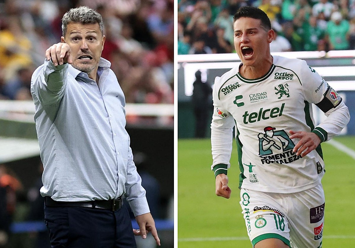 Óscar García y James