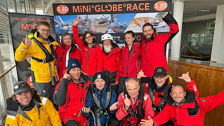 Los 12 navegantes que toman parte en la regata atlántica