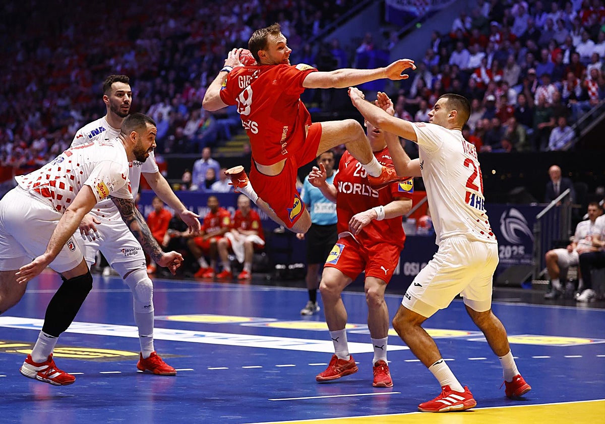 Gidsel anota para Dinamarca ante Croacia