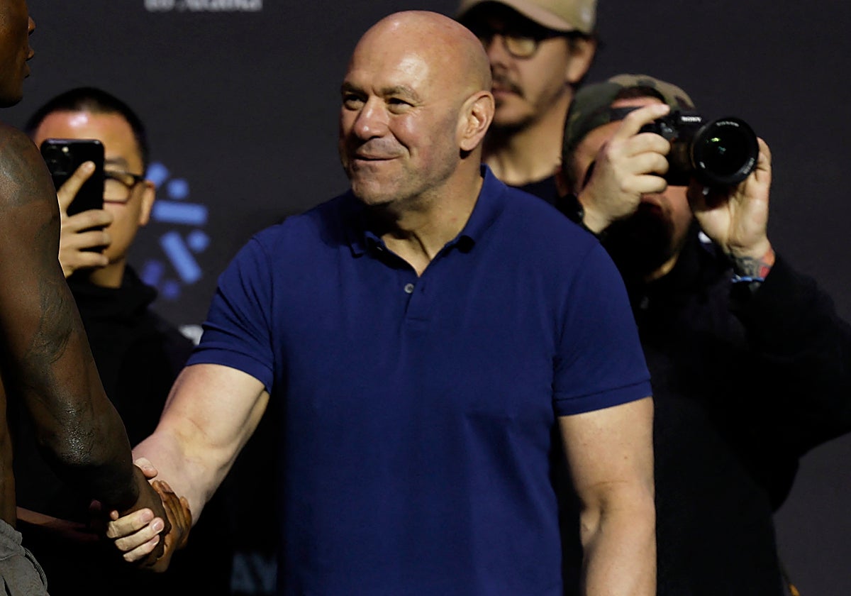 El presidente de la UFC, Dana White, el pasado fin de semana, en Arabia Saudí