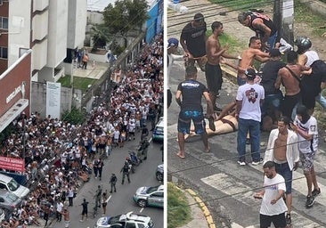 Hordas de ultras siembran el terror por las calles de Recife