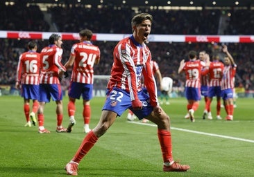 Giuliano celebra su segundo gol ante el Getafe