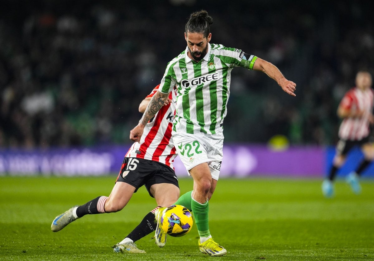 Isco, durante el Betis - Athletic del pasado domingo en el Benito Villamarín