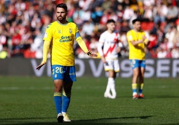 Kirian Rodríguez, en un partido de Las Palmas