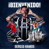 Con esta imagen anunció Rayados el fichaje de Sergio Ramos