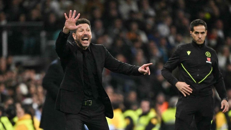 Simeone: «El árbitro ayudó de la mejor manera. Tuvo un partido correcto»