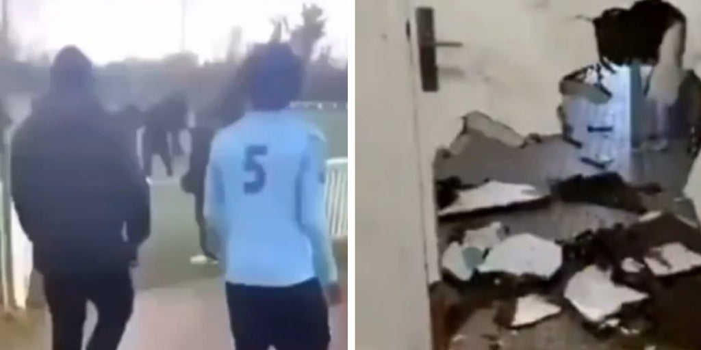 Salvajismo juvenil: brutal pelea, un apuñalado grave y dos jugadores al río