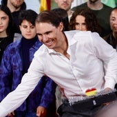 Nadal, durante el acto homenaje